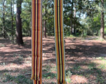 Guatemalan Handwoven Rainbow Sash Faja Belt Mayan Textile  display picture 2