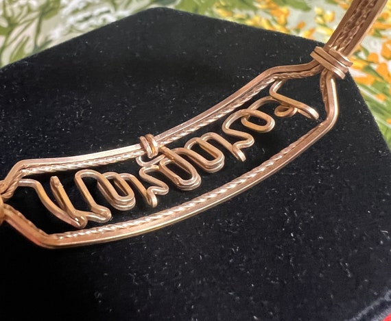 MARGARET! Bangle Bracelet Script Personalized Mar… - image 3