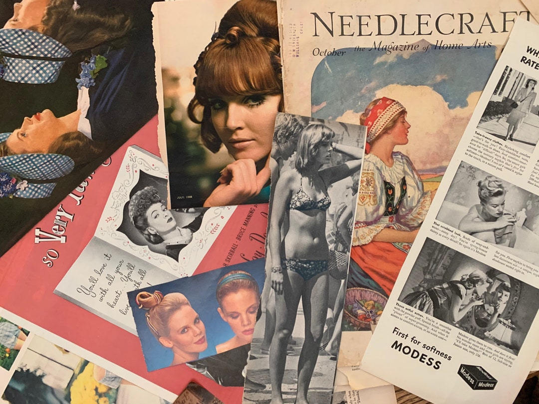 Vintage Lady Lot Ads Women 20pieces - Etsy