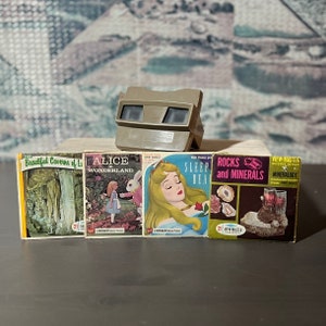 Vintage View Master - Sleeping Beauty - Beautiful Caverns - Rocks and Minerals - Alice in Wonderland