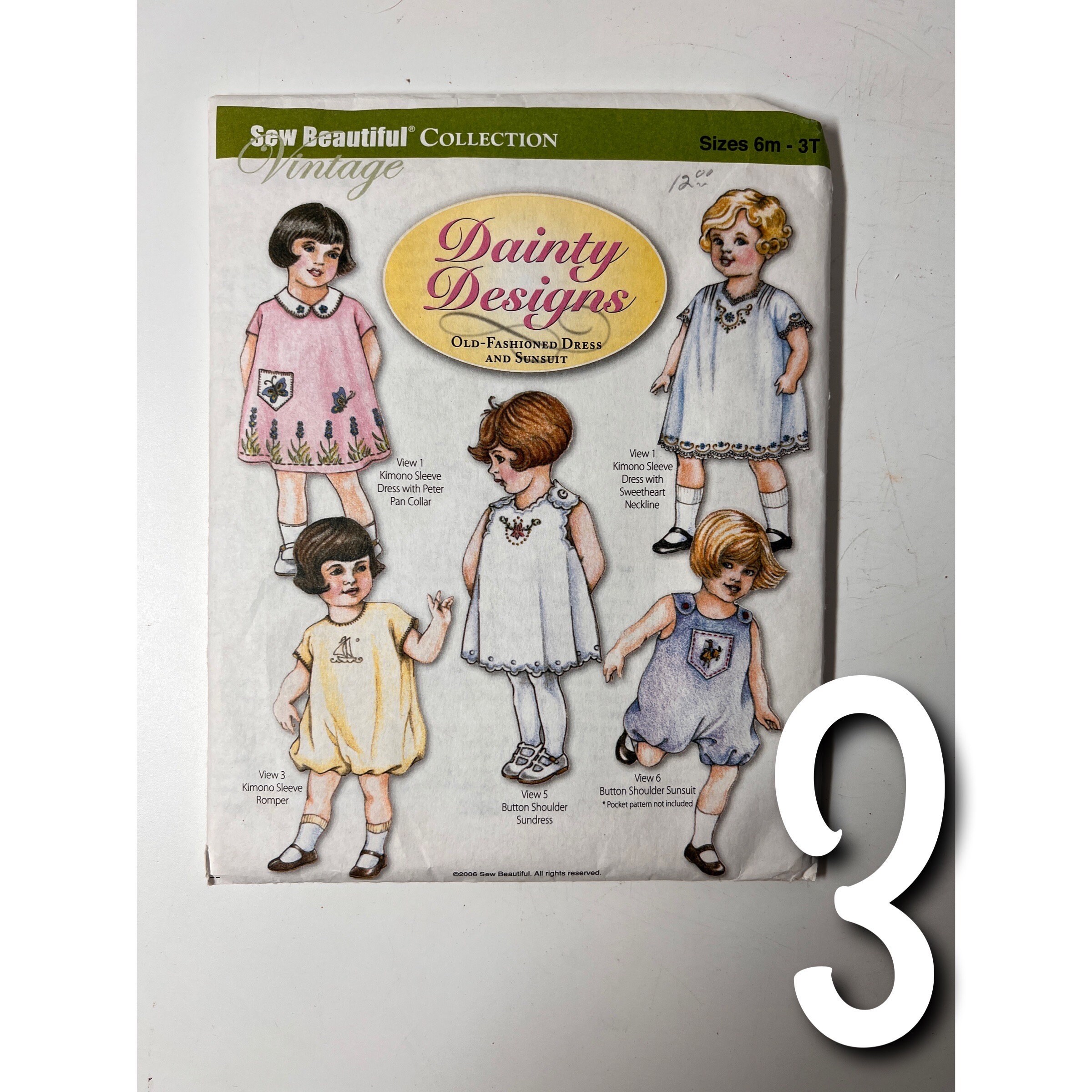 Vintage Classic Children's Dress Patterns - Beaucoup, the