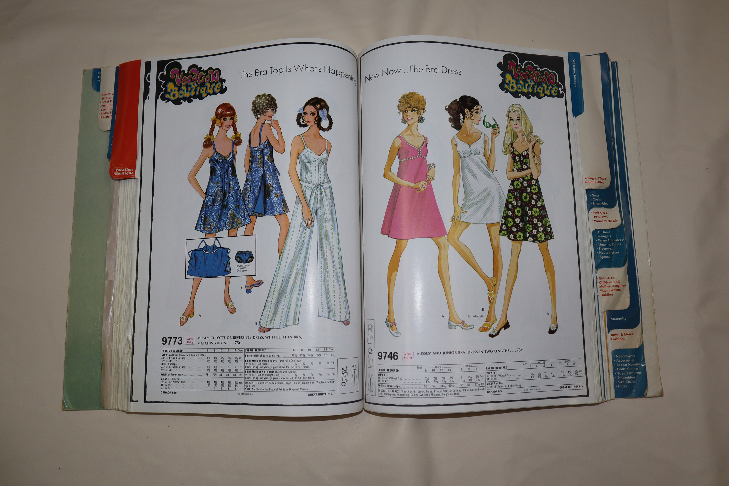 Vintage Mccall's Patterns Store Counter Catalog 1969 Etsy