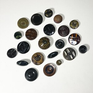 Antique Celluloid Buttons - Etsy
