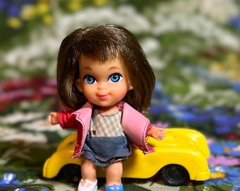 Vintage Mattel Liddle Kiddle Babe Biddle and Car - Etsy