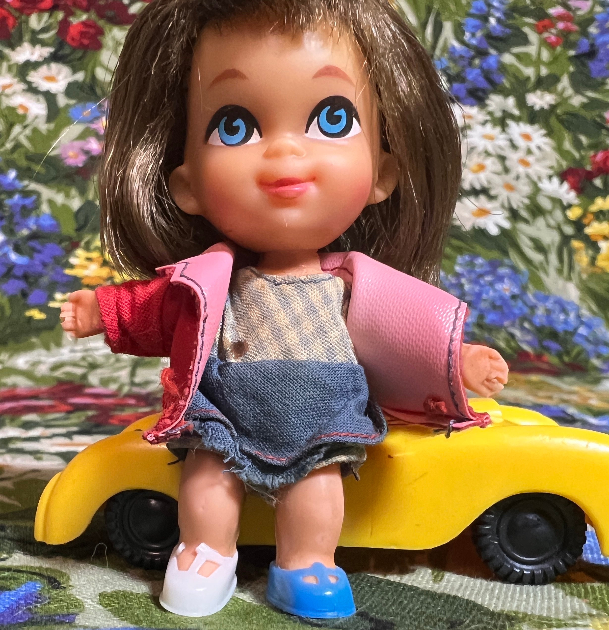 Vintage Mattel Liddle Kiddle Babe Biddle and Car - Etsy