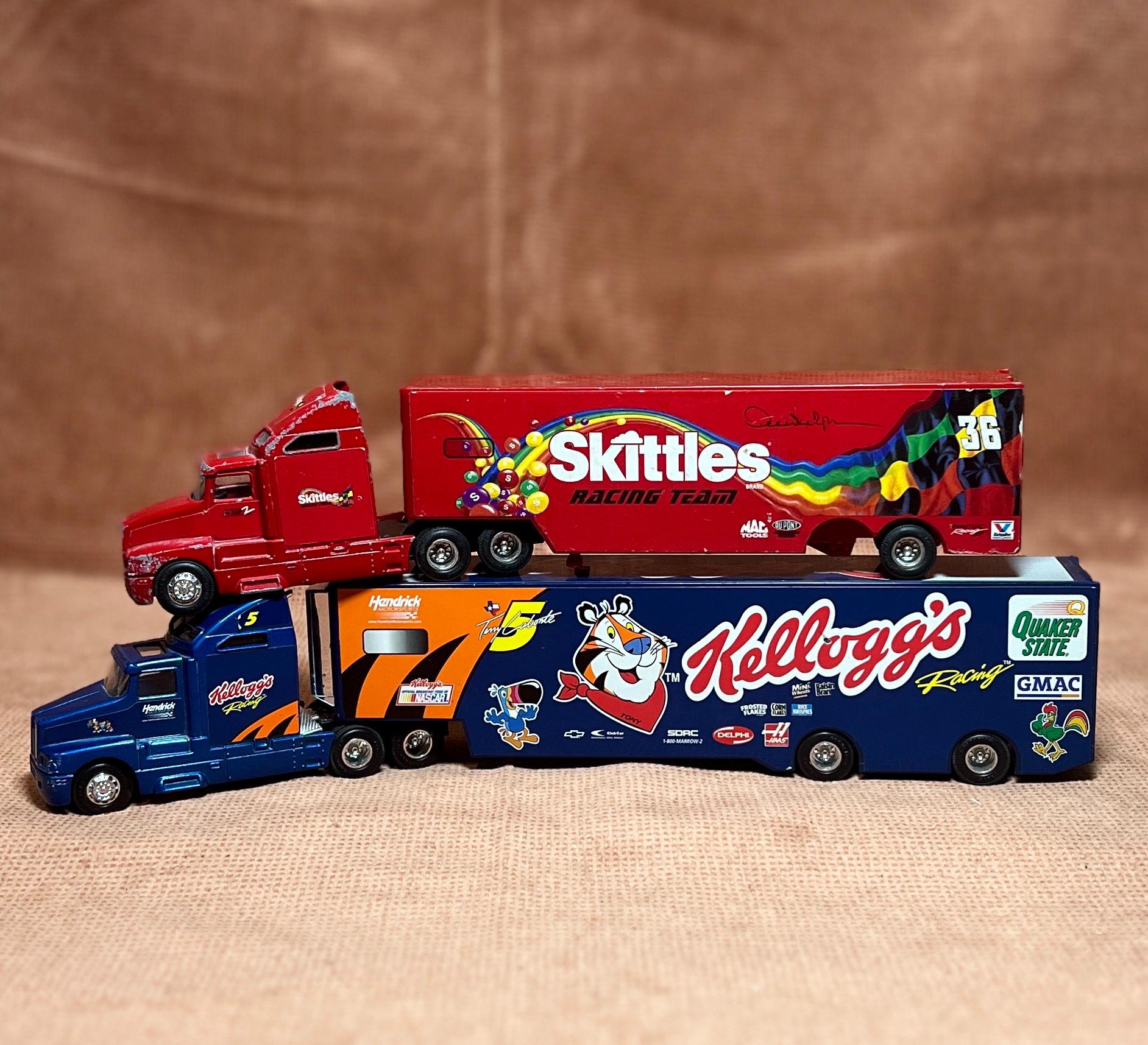 99年リッキーフェンダーソンメッツ24番ラッセル車 Vintage 1996 Kelloggs Tony the Tiger Racing Trailer Semi Truck