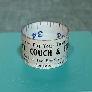 Vintage  advertising &quot;Snap-Rule&quot; style tape measure - a Metal “Yardstick” - 3ft - 36”
