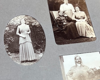 Vintage ANTIEK fotoalbum Leuk voor het gezin