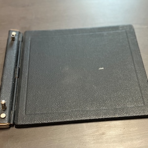 Vintage 12.5” x 10” Standard Boorum & Pease No. 6215 1/2 B Top Lock Loose Leaf Fabric Covered Accounting Organizer Planner Ledger Binder
