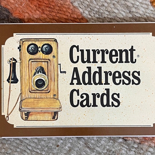 Vintage Telephone and Address Cards / Current brand / Rolodex / Landlines / NOSTALGIA