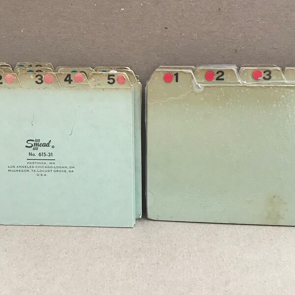 Index Card Dividers - Etsy
