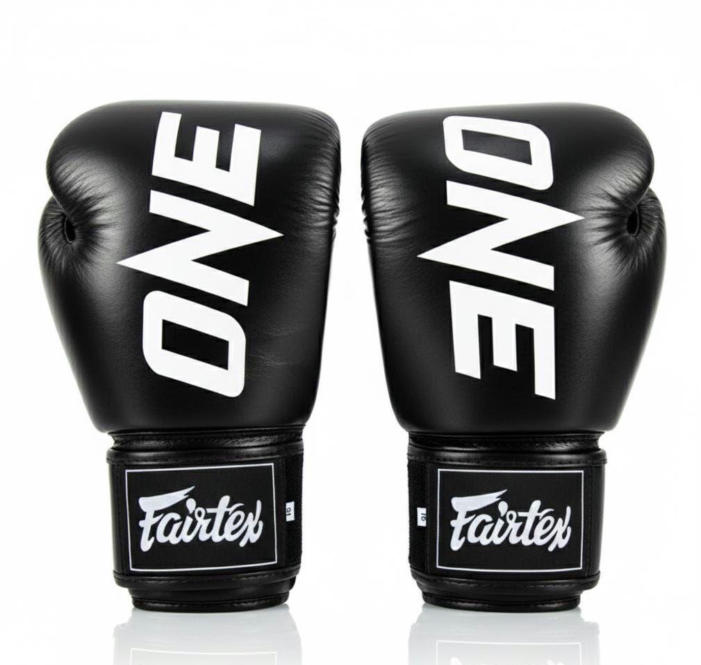 Fairtex One Boxing Gloves 8oz-16oz Hook and Loop Sparring Gloves