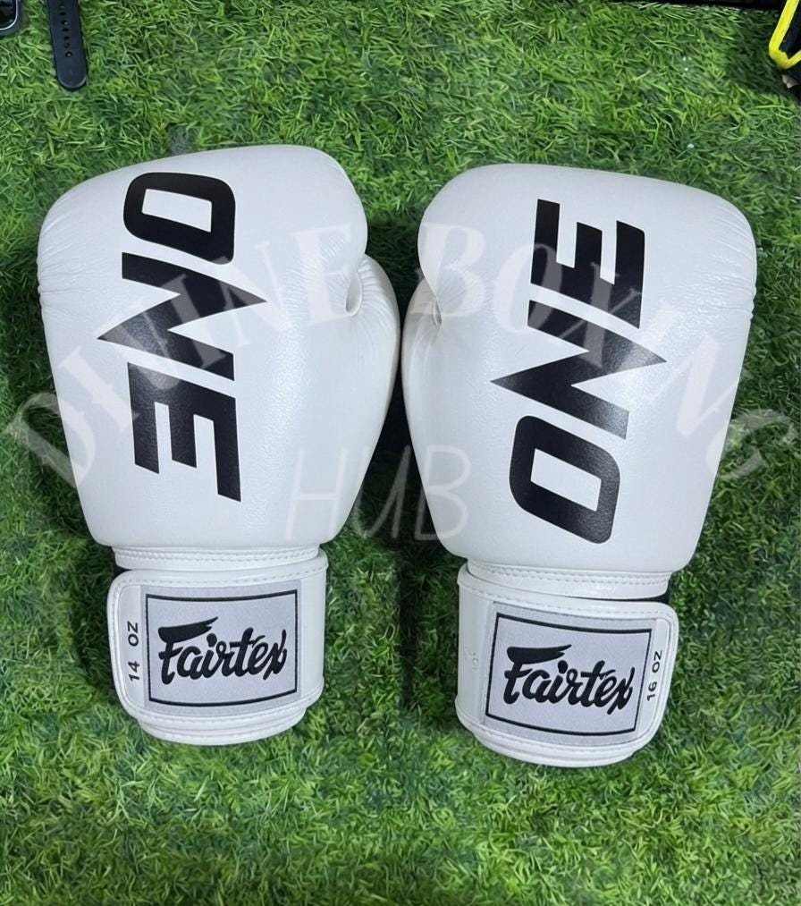 Fairtex One Boxing Gloves 8oz-16oz Hook and Loop Sparring Gloves