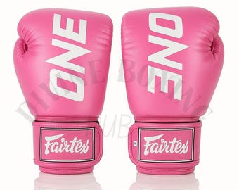 Fairtex One Boxing Gloves 8oz-16oz Hook and Loop Sparring Gloves
