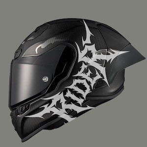 Diseño de calcomanía para casco de motociclista / Nombre gótico personalizado / Pegatina personalizada para motociclista / Archivo de corte de vinilo Cricut / Descarga digital