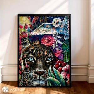 Fine Art Print - Motiv "Soul Script" - Kunstdruck Bild nach handgemachter Kunst