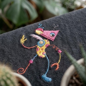 Digital Circus Zooble Embroidered Shirt - Fan Art Inspired Apparel