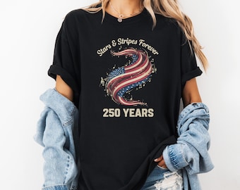 Stars Stripes Forever Comfort Colors Tee, Patriotic Music USA Graphic T-Shirt