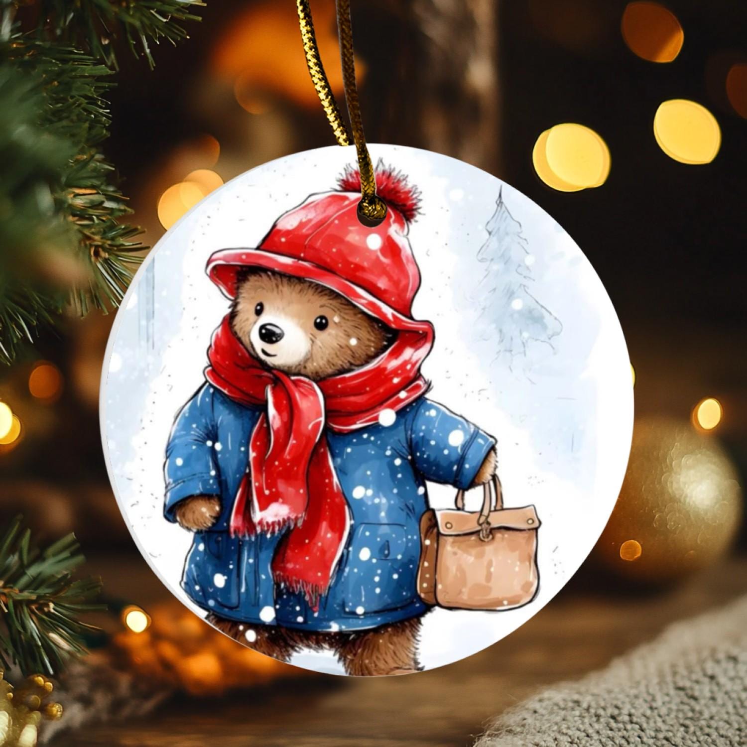 ぬいぐるみ Paddington Bear Ornament 60th Anniversary Paddington