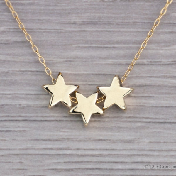 Gold Filled  Star Necklace 'Reach for the stars'