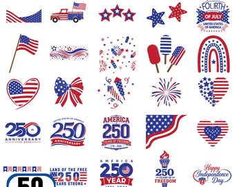 4th of July SVG,USA 250th Anniversary Svg,Independence day svg,Usa Flag svg,America svg,Freedom 4th of July,Patriotic Svg,Cricut&Silhouette