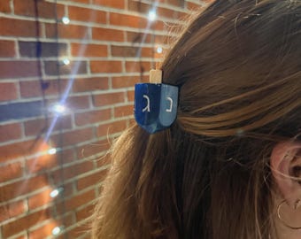 Dreidel Hair Claw Clip