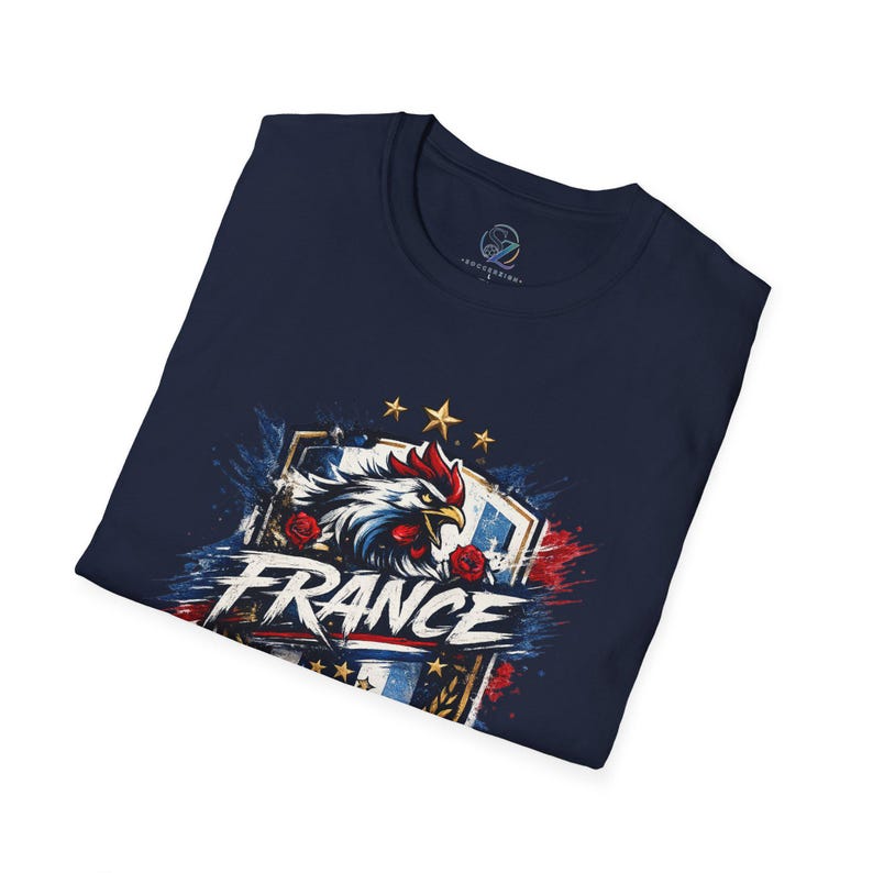 France Soccer FIFA World Championship 2026 T-Shirt | Football Tricolor Design image 5