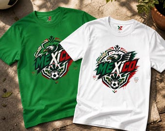 Mexico Soccer World Cup 2026 T-Shirt | Mexican National Team Jersey Design