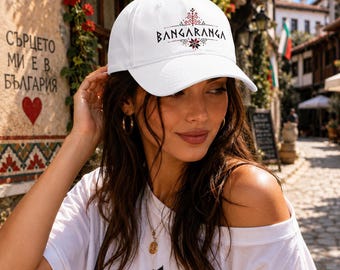 Bangaranga Hat|Bulgarian Inspired Embroidered Cap|Eurovision Inspired Streetwear