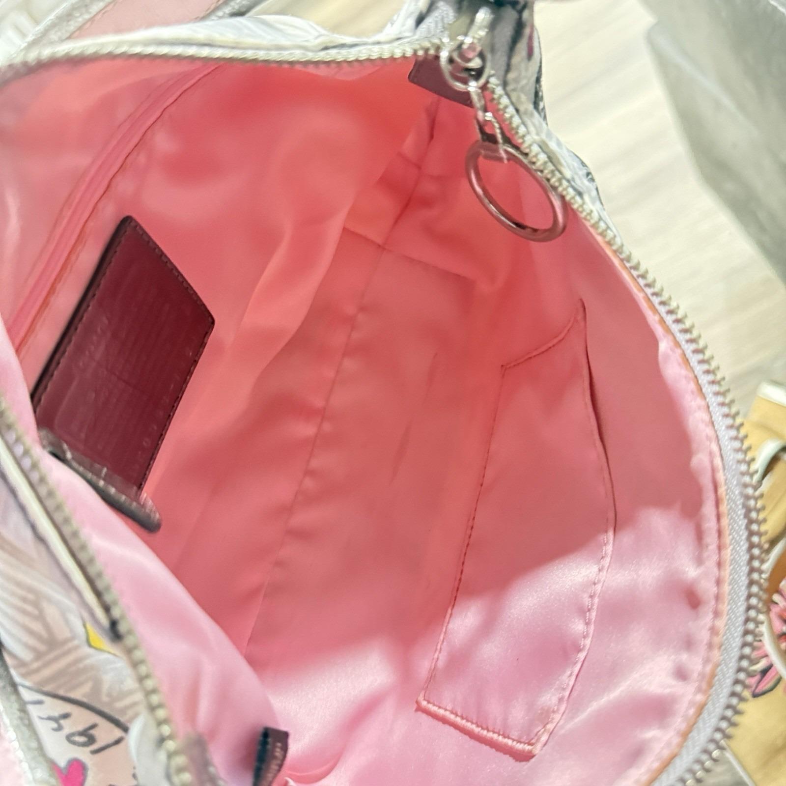 Coach Poppy Hearts Glitter Hobo Shoulder Purse Bag - Etsy