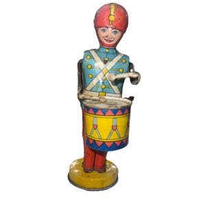 Mechanical Drum Toy - Etsy