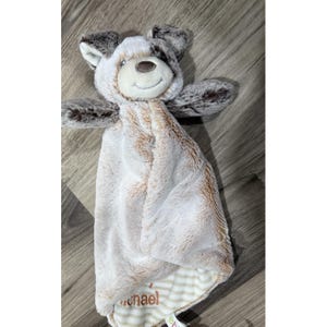 vtg Baby Bear Lovey Snuggie deken deken bundel Fox Bunny Lion Koala Puppy afbeelding 6