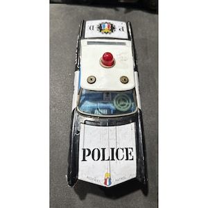 Tin toy police car - Etsy 日本