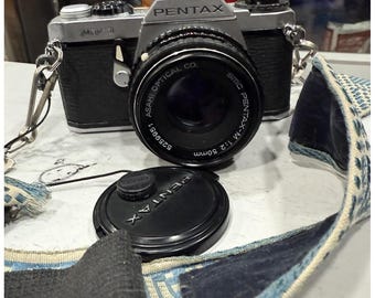 Cámara de película PENTAX MV1 de 35 mm con correa (probada)