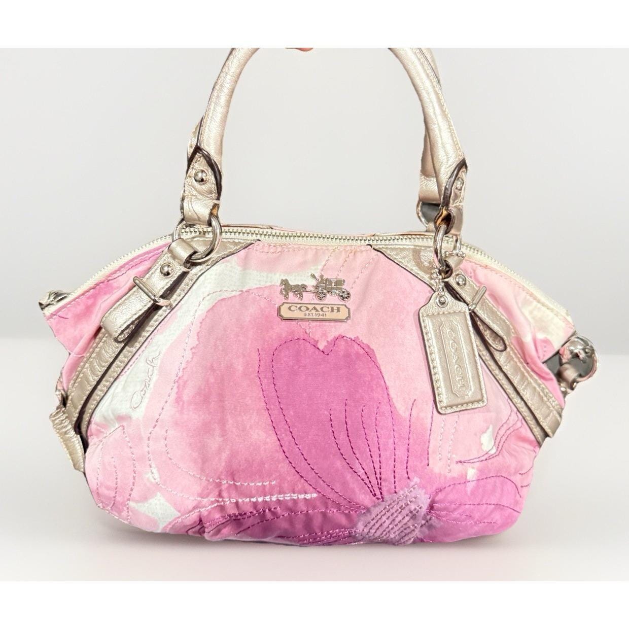 Coach Madison Sophia Floral Satchel Shoulder Bag Limited Edition