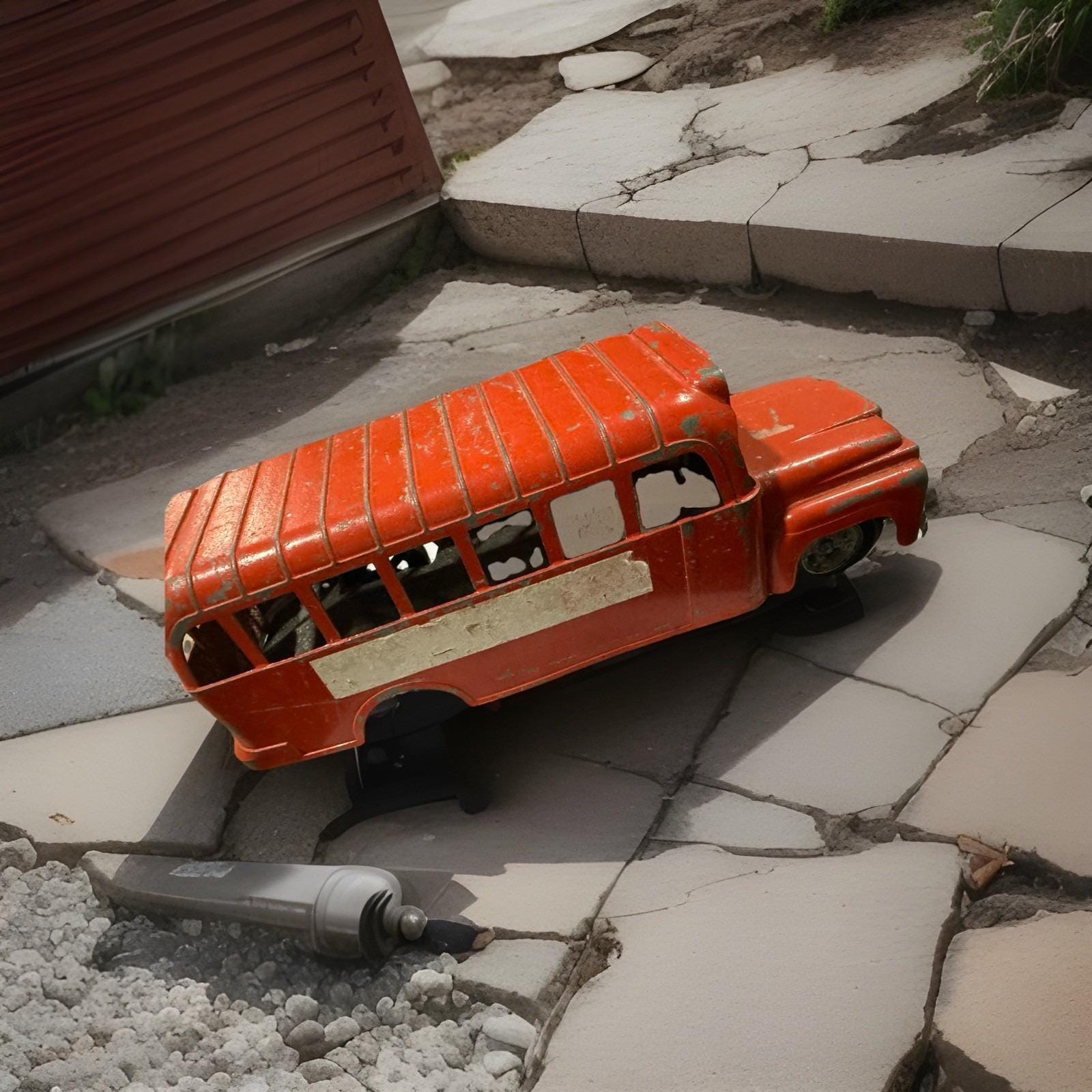 Hubley School Bus - Etsy