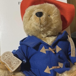 Oso de peluche Paddington vintage de Steiff, edición limitada, nuevo en caja