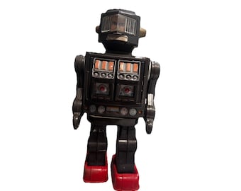 Vintage 1970's Horikawa Tin Toy Piston Robot JAPAN - Etsy