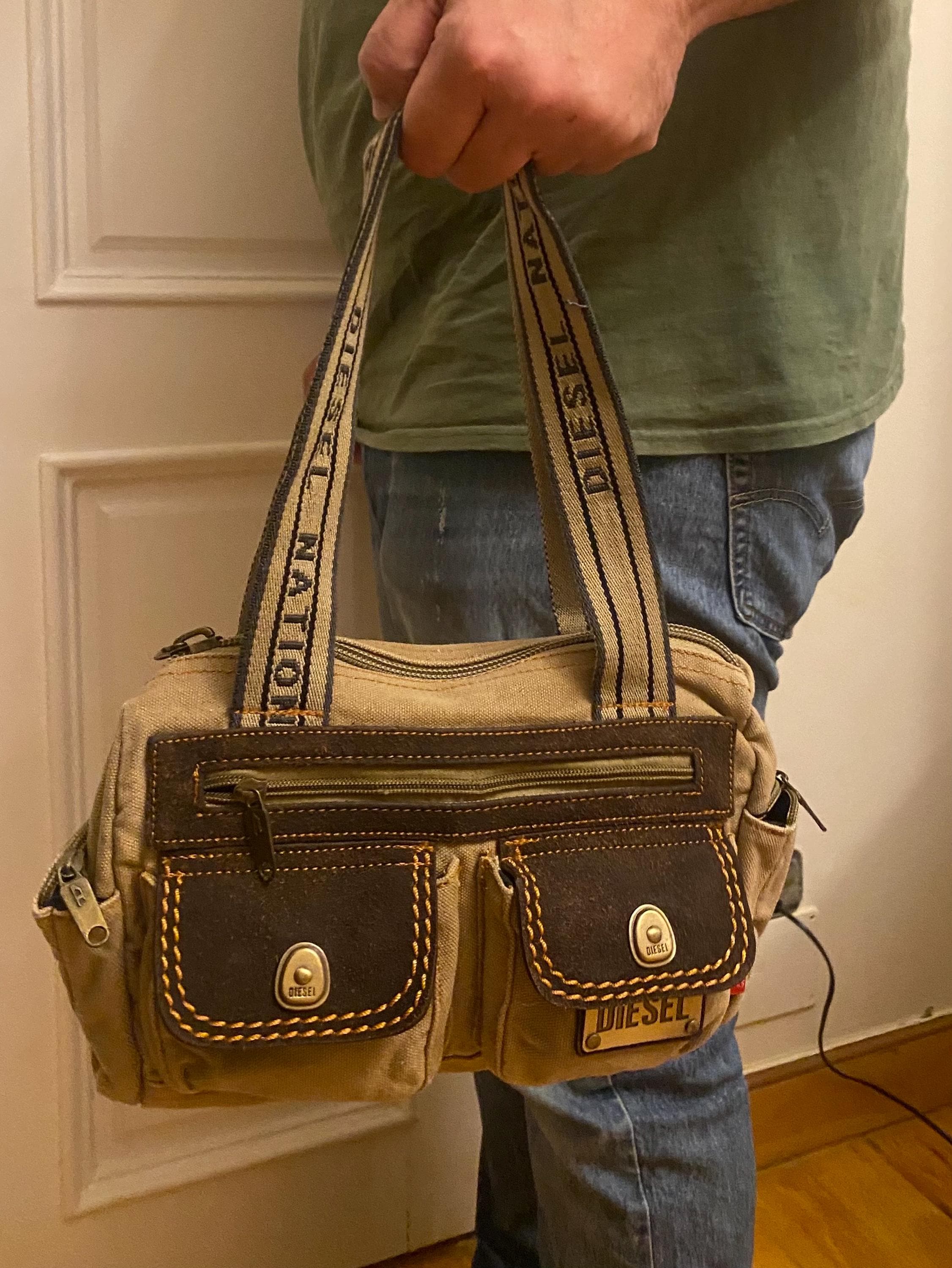 Diesel Suede Bag - Etsy