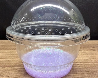 Glitter Cupcake Spiderling Dome Enclsoure 3.5”