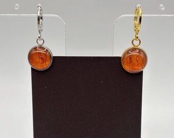 Aros de padauk en oro o plata