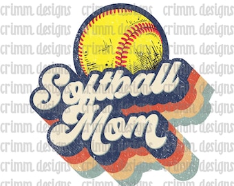 Softball Mom Png Etsy