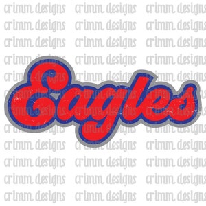 Vintage Eagles Sublimation Design Download