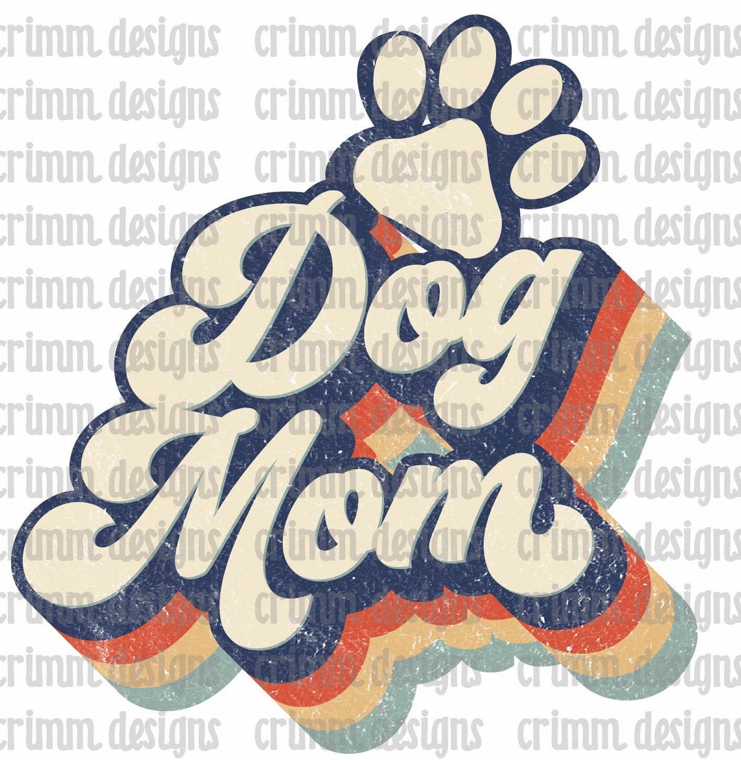 Retro Dog Mom Sublimation Design Download - Etsy