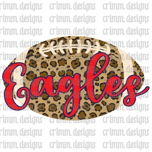 Leopard Eagles Football Sublimation Design Download
