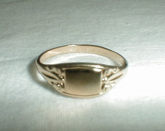 vintage esposito signet ring antique edwardian style j.esposito rings ring sz.7 espo ring statement ring