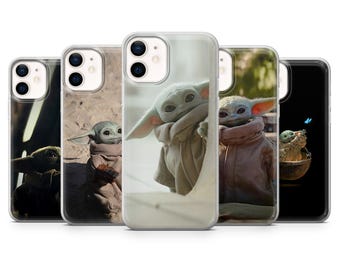Baby Yoda Phone Case Grogu Star Wars Cover for iPhone 17 Pro, 16, 15, 13 Samsung S25, S24, S23, A57, A17, Pixel 10, 10A