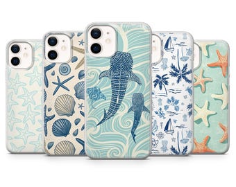 Ocean Phone Case Beachy Coastal vibe Cover for iPhone 17Pro, 16E, 15, 14 13 Samsung S25, S24Fe, S23, A56, A15 Pixel 10Pro XL, 9A, 8A 8Pro 7A