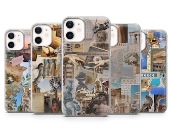 Greece Phone Case Vintage Travel Cover for iPhone 17Pro, 16, 15, 14, 13, Samsung S25, S24, S23, A56, A15, Pixel 10Pro, 9A, 8A, 8Pro, 7A