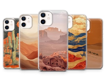 Wüste Handytasche Schlucht Landschaft vibe Abdeckung für iPhone 17Pro, 16, 15, 14, 13 Samsung S25, S24, S23, A56, A15 Pixel 10Pro XL, 9A, 8A 8Pro 7A